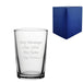 Engraved Toughened Conical Glass 7oz/207ml, Any Message Image 1