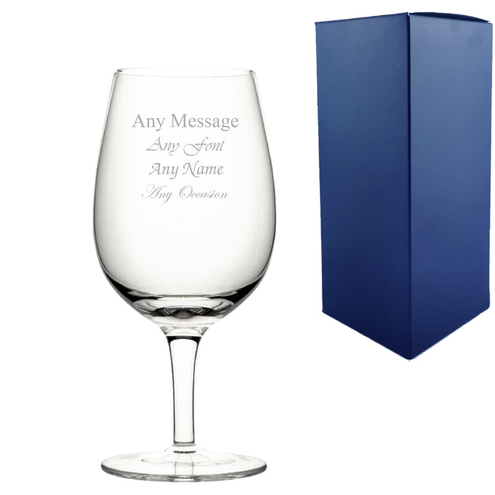 Engraved Shoreditch Wine Glass 12.5oz/369ml, Any Message Image 1