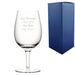 Engraved Shoreditch Wine Glass 12.5oz/369ml, Any Message Image 1