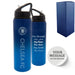 Official Printed Metal Chelsea Bottle, Personalise Any Message, Gift Boxed Image 1