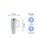 Engraved Extra Large White Travel Cup 40oz/1135ml, Any Message Image 5